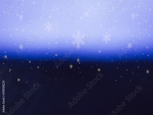 light glitter on blue and light blue background design 