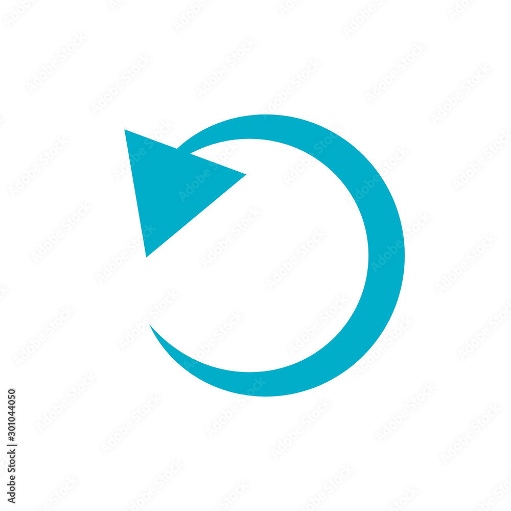 Isolated blue arrow icon vector design Isolated blue arrow icon vector design