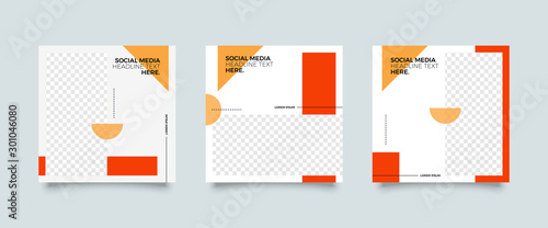 Editable simple corporate posts, square design ads for banners, Promotion bloggers, designers, shop owners, entrepreneurs and businesses. Social media template. 