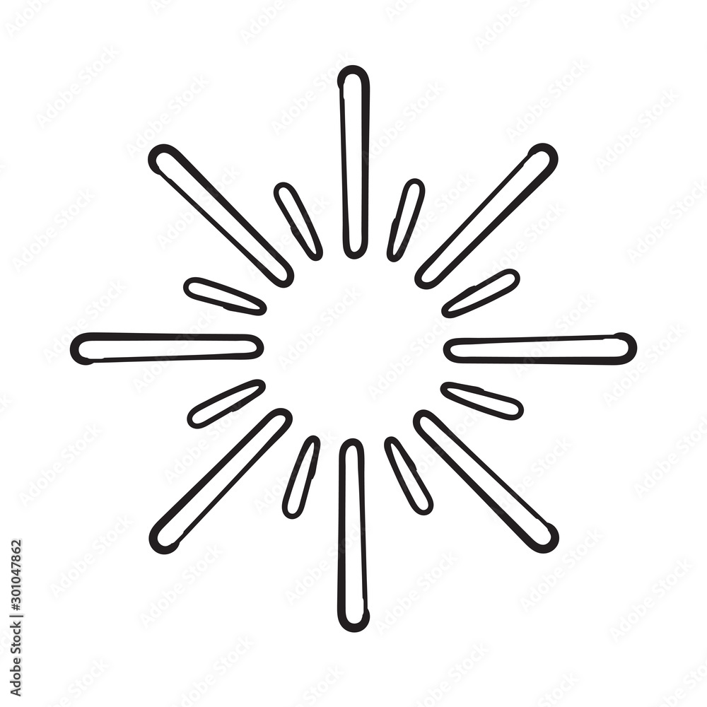 doodle design element, starburst doodle ,sparkling doodle,firework doodle.cartoon style vector doodle design element, starburst doodle ,sparkling doodle,firework doodle.cartoon style vector