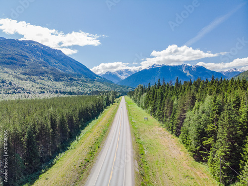 Alaska Highway view from above