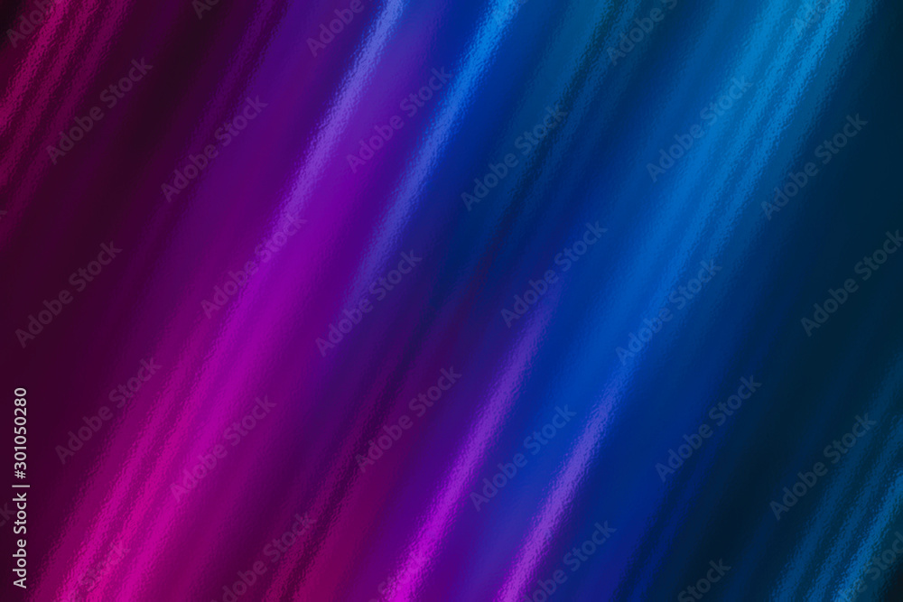 Fototapeta premium Blue and purple abstract glass texture background, design pattern template