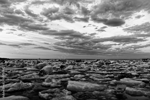 ice in lake waer