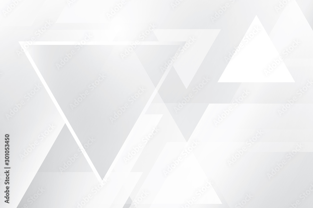Fototapeta premium Abstract geometric white and gray color background. Vector, illustration.