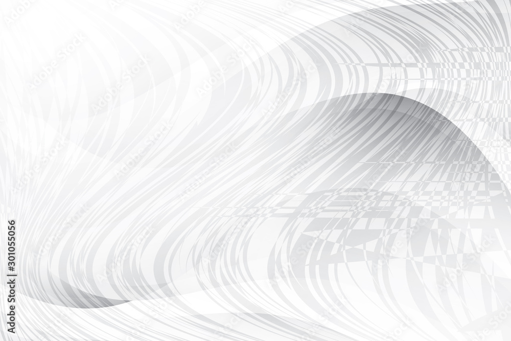 Obraz premium Abstract geometric white and gray color background. Vector, illustration.