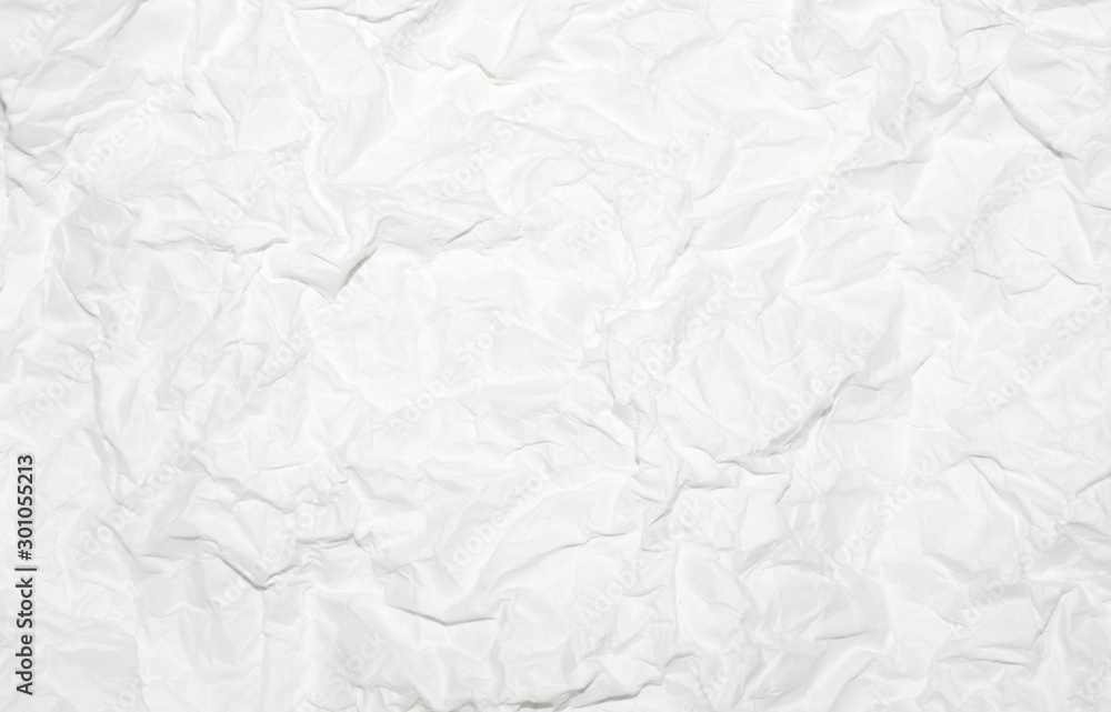 Wrinkles on white paper abstract background Wrinkles on white paper abstract background