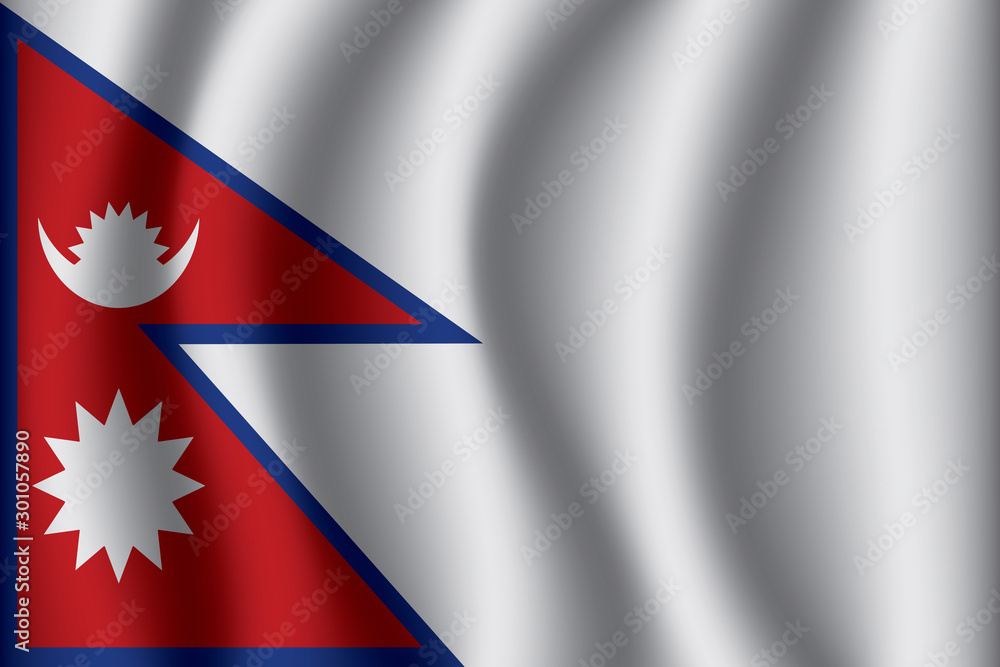 Flag of Nepal. Nepal Icon vector illustration eps10. Flag of Nepal. Nepal Icon vector illustration eps10.