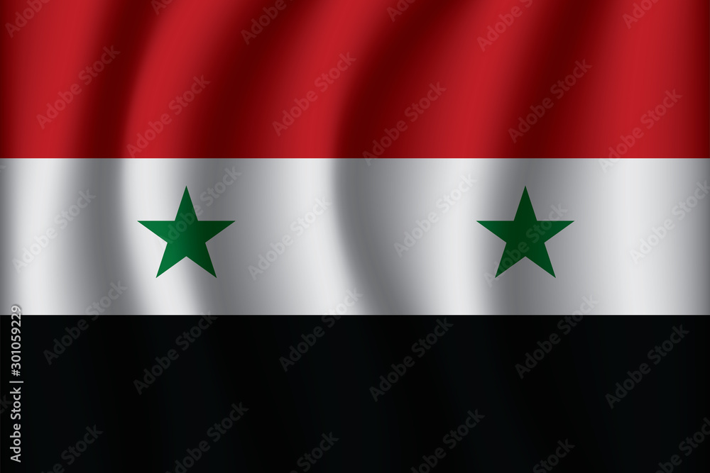 Flag of Syria. Syria Icon vector illustration eps10. Flag of Syria. Syria Icon vector illustration eps10.