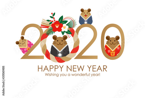 2020 & Sacred Rope With Kimono Rat Family