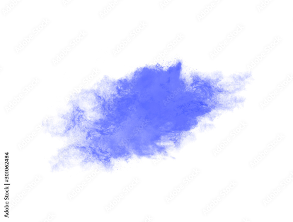 Abstract watercolor blue spot background