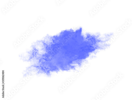 Abstract watercolor blue spot background