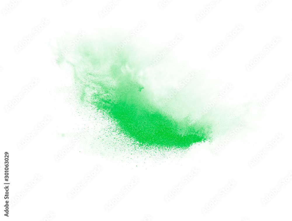 Green splashes background