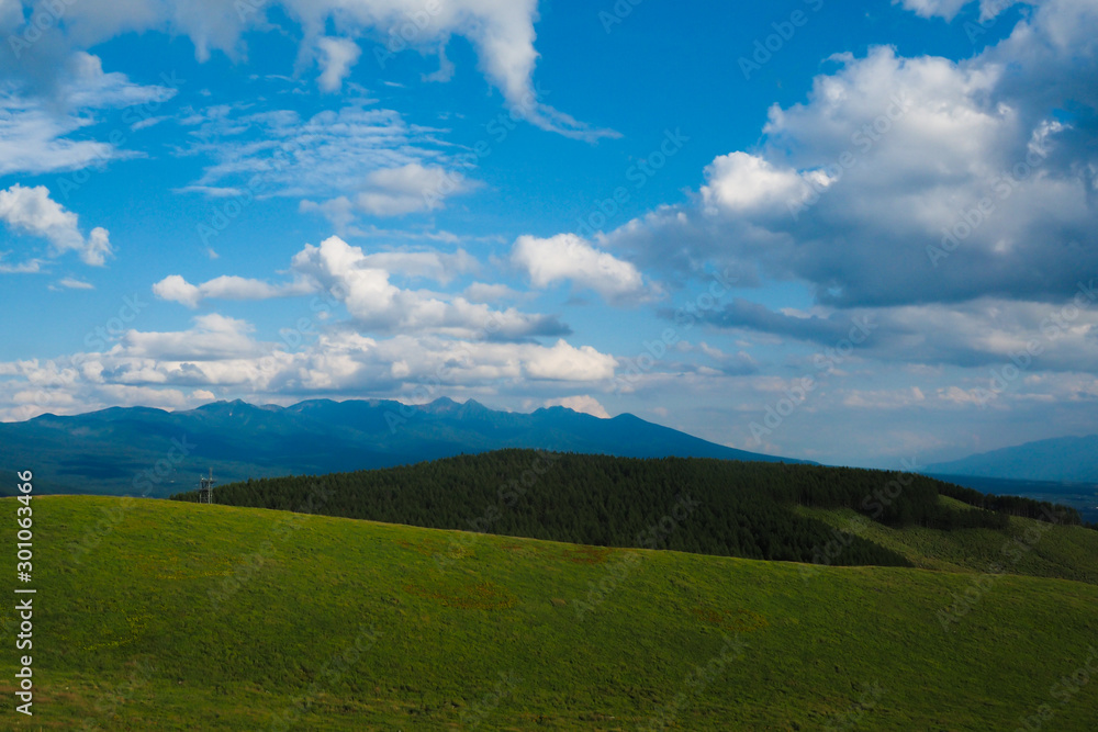 Obraz premium 中部高地、八ヶ岳山麓、長野県