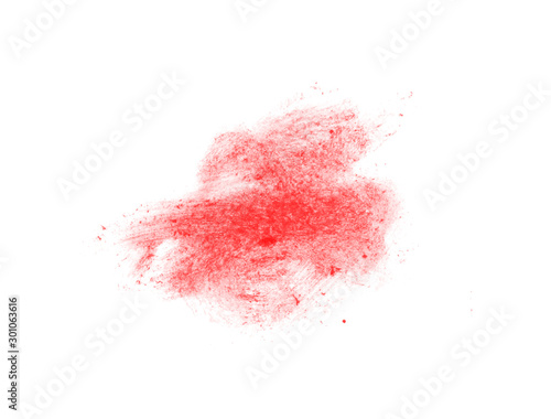 Red watercolor abstract background. Watercolor smears