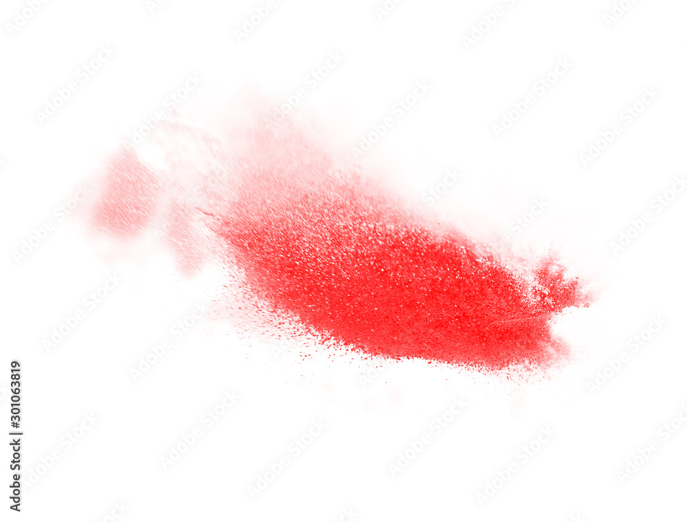 Obraz premium Beautiful red explosion background