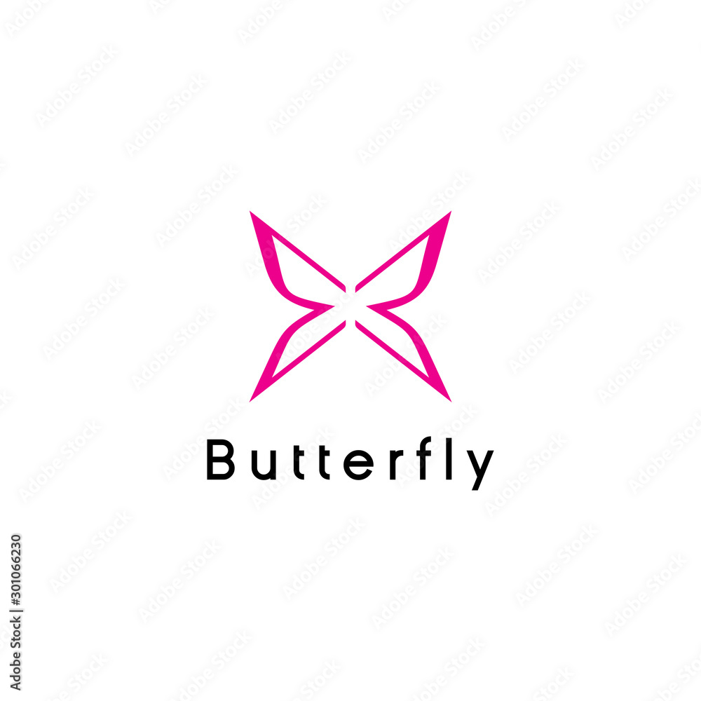 Unique butterfly logo Unique butterfly logo