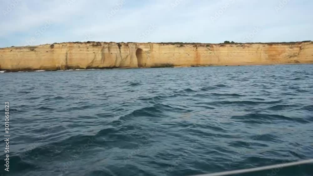 A shot in sea from a sailing yacht A shot in sea from a sailing yacht