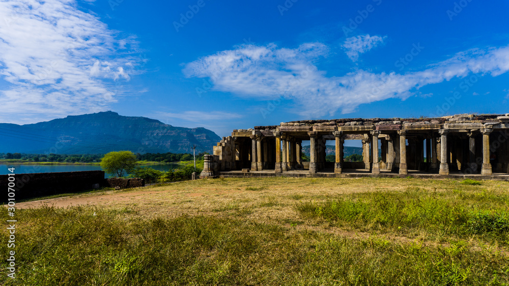 Kabutar khana Pavilion also known as Khajuri mosque( masjid ) Stock