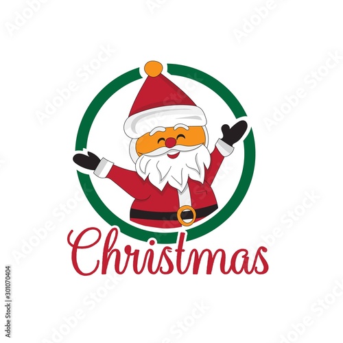 SANTA claus shares gifts on christmas