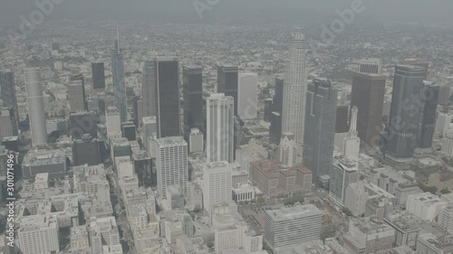 Aerial shot of city