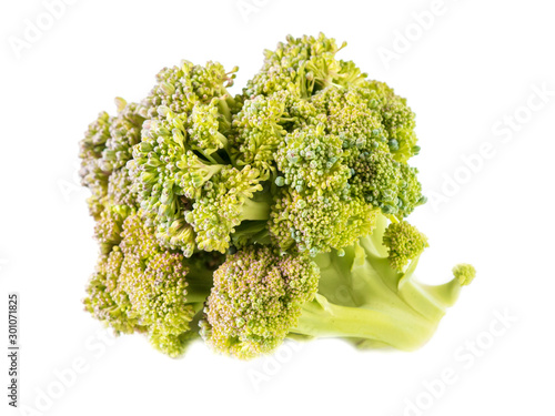 Broccoli cabbage isolated on a white background