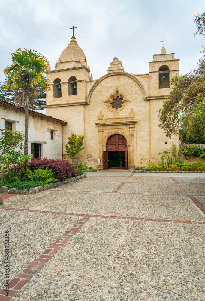 Outside of the Historic Mission, Carmel Mission