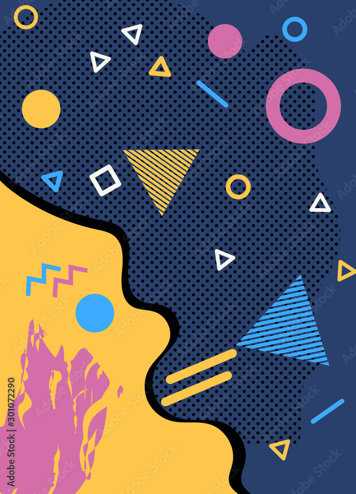 Abstract concept graphic playground banner in vector Abstract concept graphic playground banner in vector