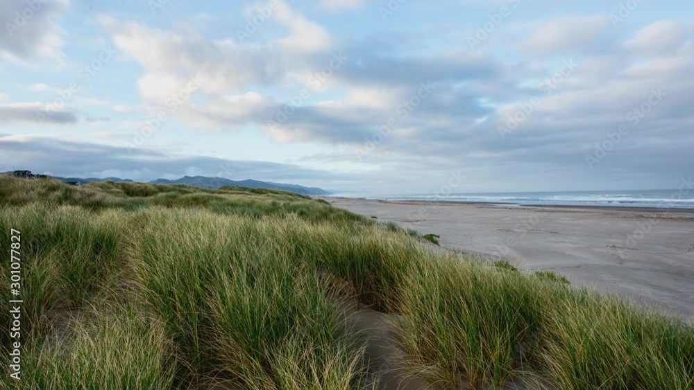 Fog rolls in from the ocean on to a beach on the west coast 4K timelapse Fog rolls in from the ocean on to a beach on the west coast 4K timelapse