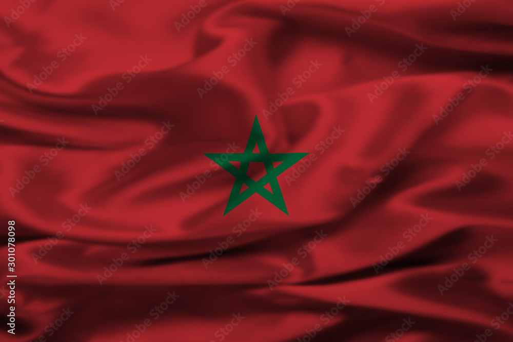 Bandiera Marocco Stock Illustration
