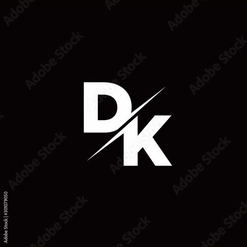 Wallpaper Mural DK Logo Letter Monogram Slash with Modern logo designs template Torontodigital.ca
