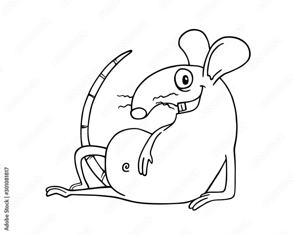 Cartoon Vector Illustration For Children Mouse Rat King Isolated On A White  Background Stock Illustration - Download Image Now - iStock