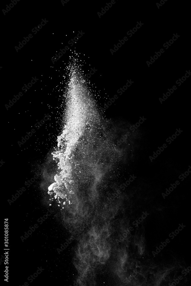 Explosion of colored powder isolated on black background. Abstract colored background. holi festival. Explosion of colored powder isolated on black background. Abstract colored background. holi festival.