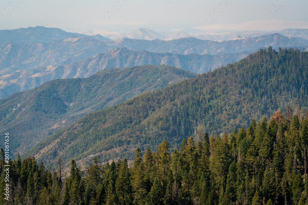 Forest Fire Smoke over Giant Sequoia National Monument Forest Fire Smoke over Giant Sequoia National Monument