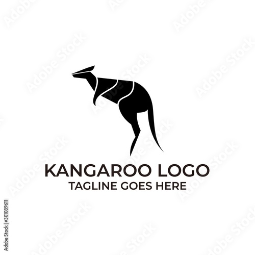 Fototapeta Naklejka Na Ścianę i Meble -  Kangaroo Design concept Illustration Vector Template