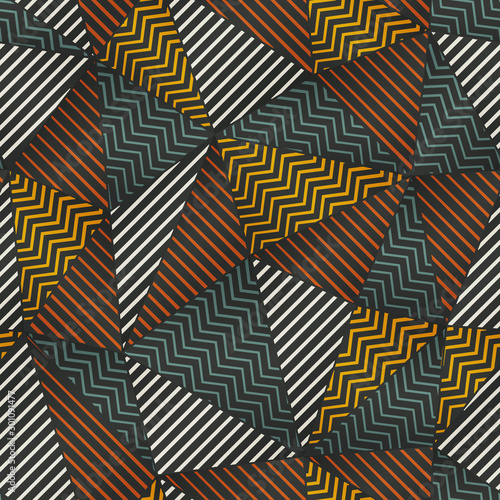 Retro triangle pattern