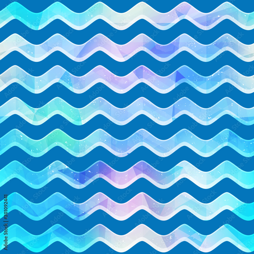 Wave seamless pattern. Wave seamless pattern.