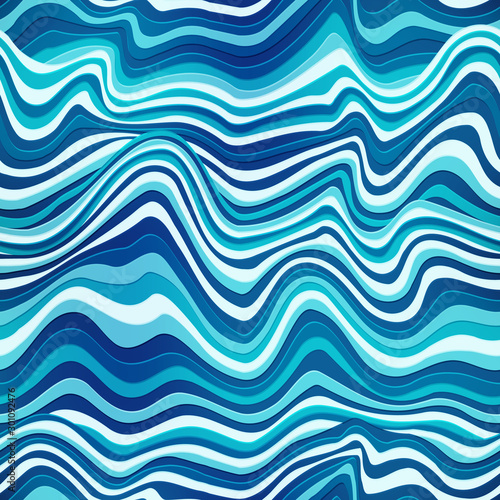 Wave seamless pattern.