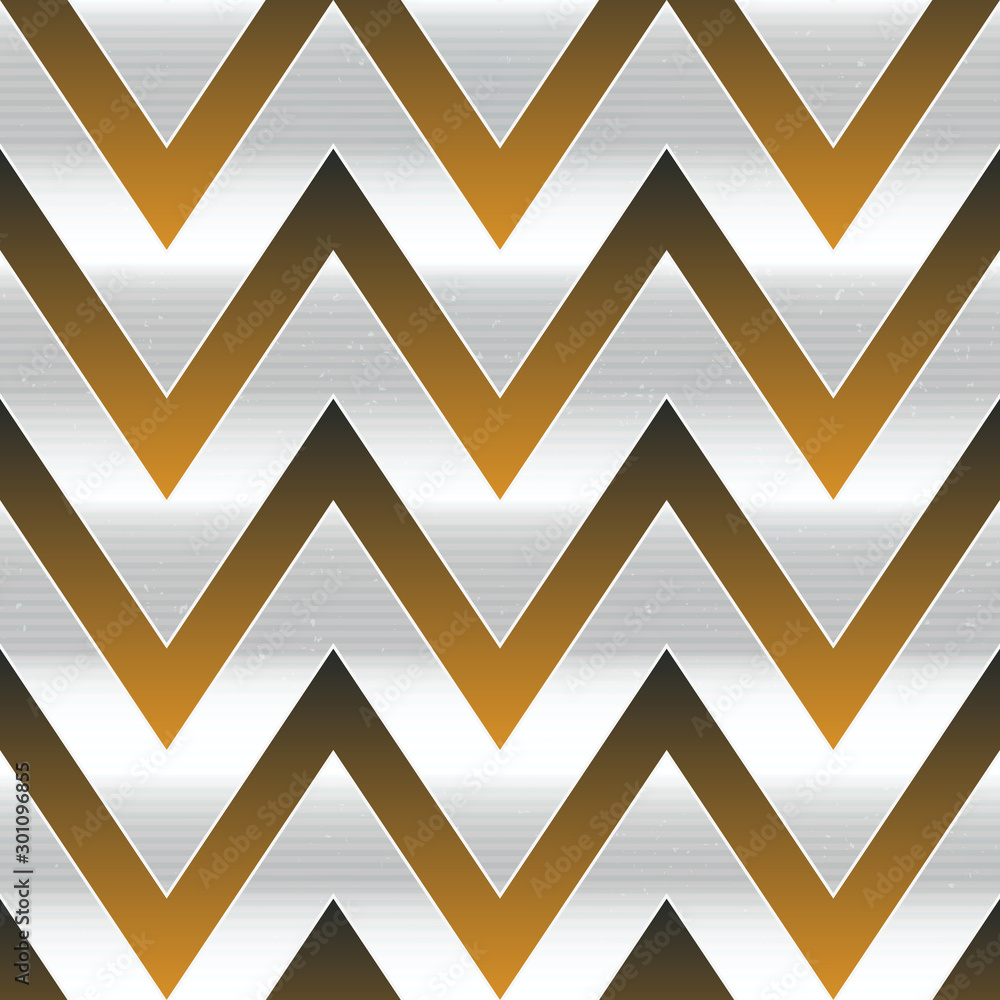 Metal zigzag seamless pattern. Metal zigzag seamless pattern.