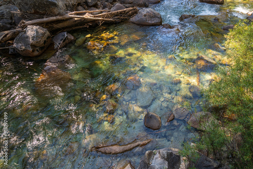 Close up of a Stream at Kings Canyon National Park