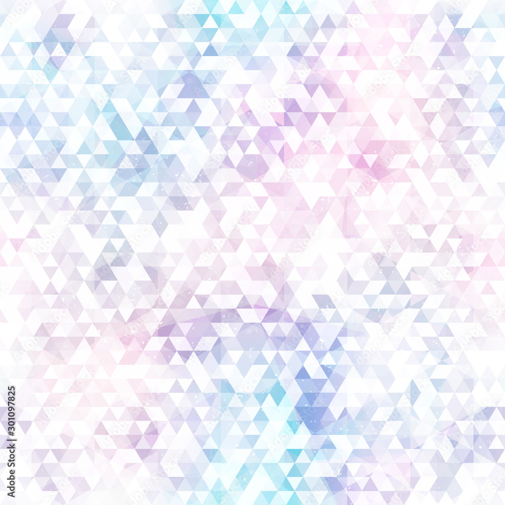 Obraz premium Pastel color triangle seamless pattern.