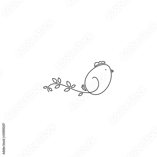 chicken logo vektor