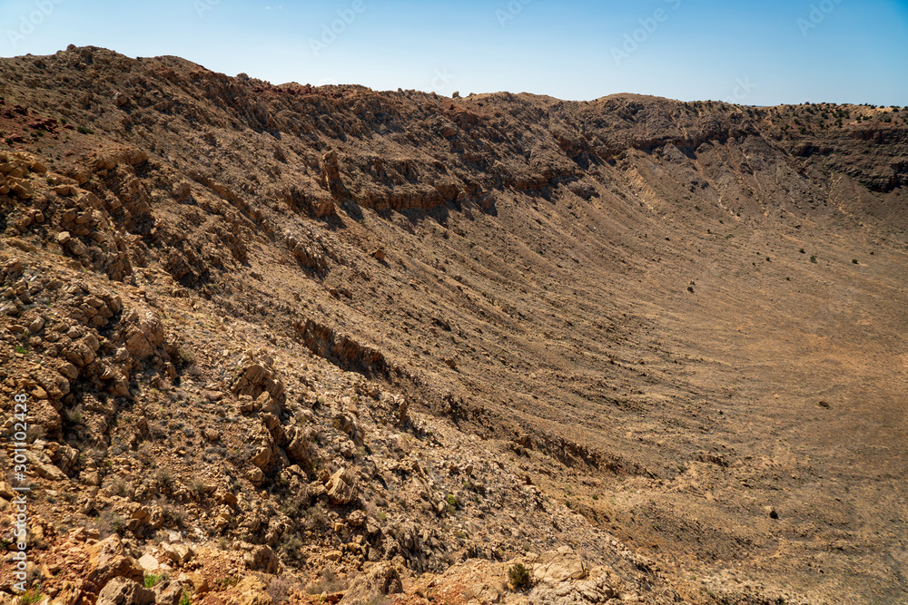 Overlook of the Caynon at Meteor Crater