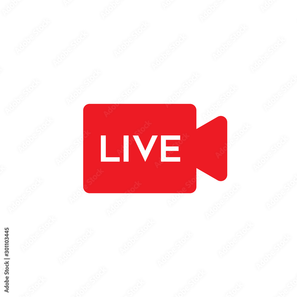 LIVE video icon.