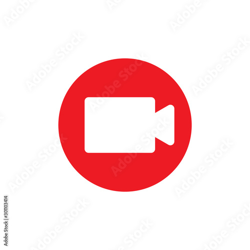Obraz na płótnie LIVE video icon. w salonie