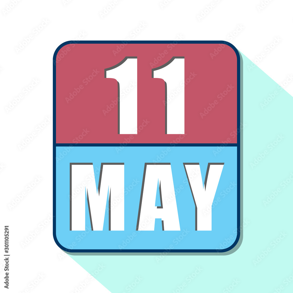 may 11th. Day 11 of month,Simple calendar icon on white background. Planning. Time management. Set of calendar icons for web design. spring month, day of the year concept may 11th. Day 11 of month,Simple calendar icon on white background. Planning. Time management. Set of calendar icons for web design. spring month, day of the year concept
