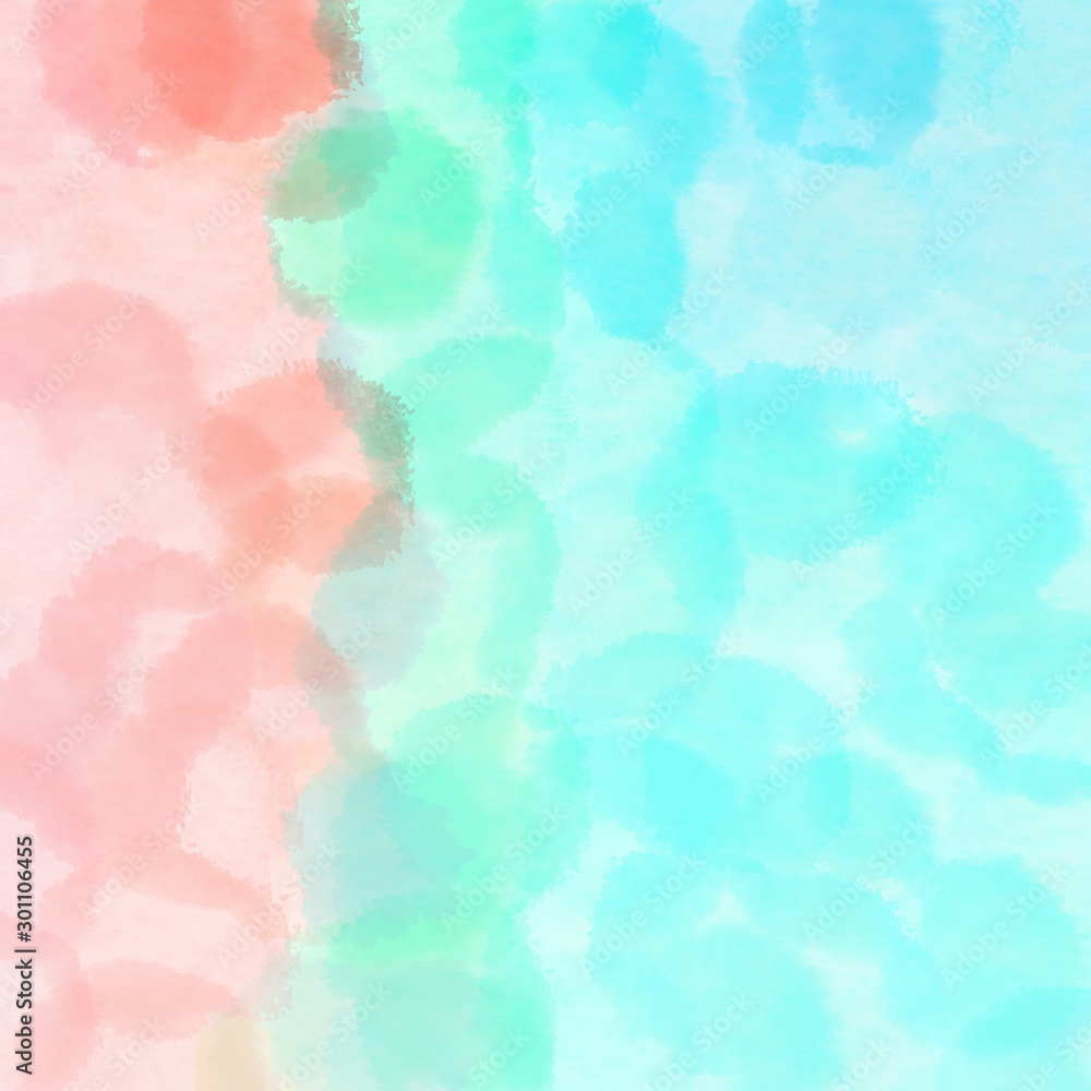 abstract shiny style pale turquoise, pink and aqua marine background with space for text or image
