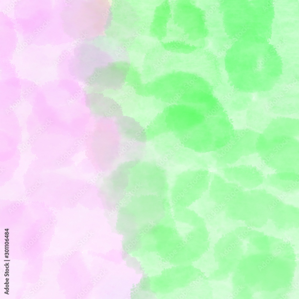 abstract round bubbles lavender, light green and tea green background with space for text or image