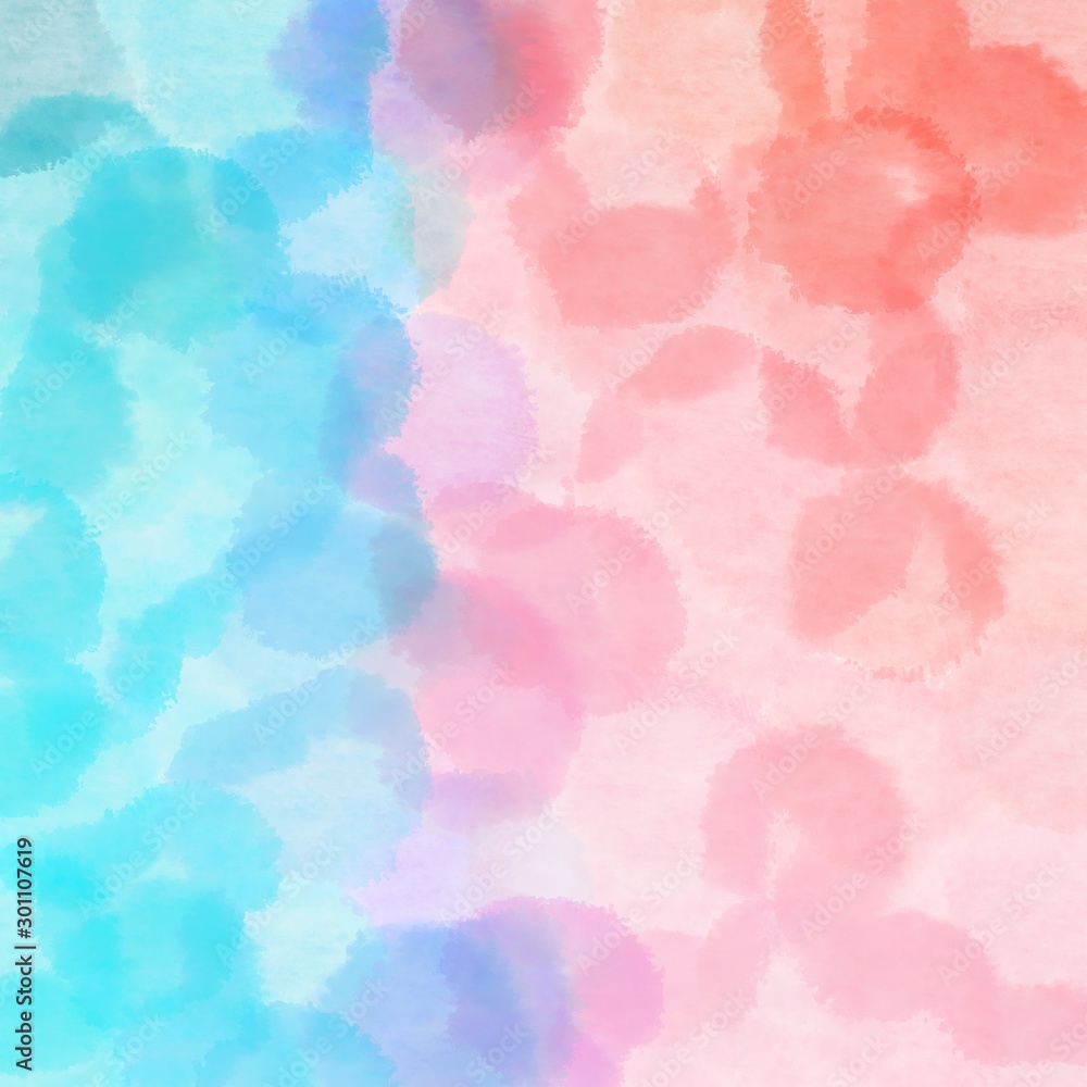 Fototapeta premium abstract futuristic clouds sky blue, pink and powder blue background with space for text or image