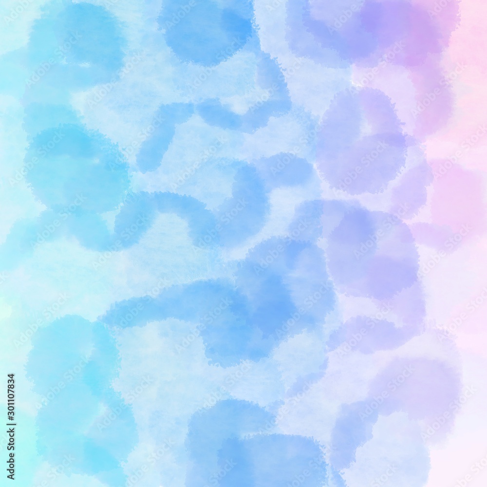 abstract shiny circles powder blue, light blue and lavender background with space for text or image