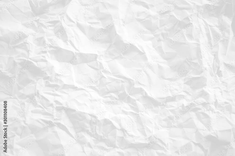 Naklejka premium crumpled white paper